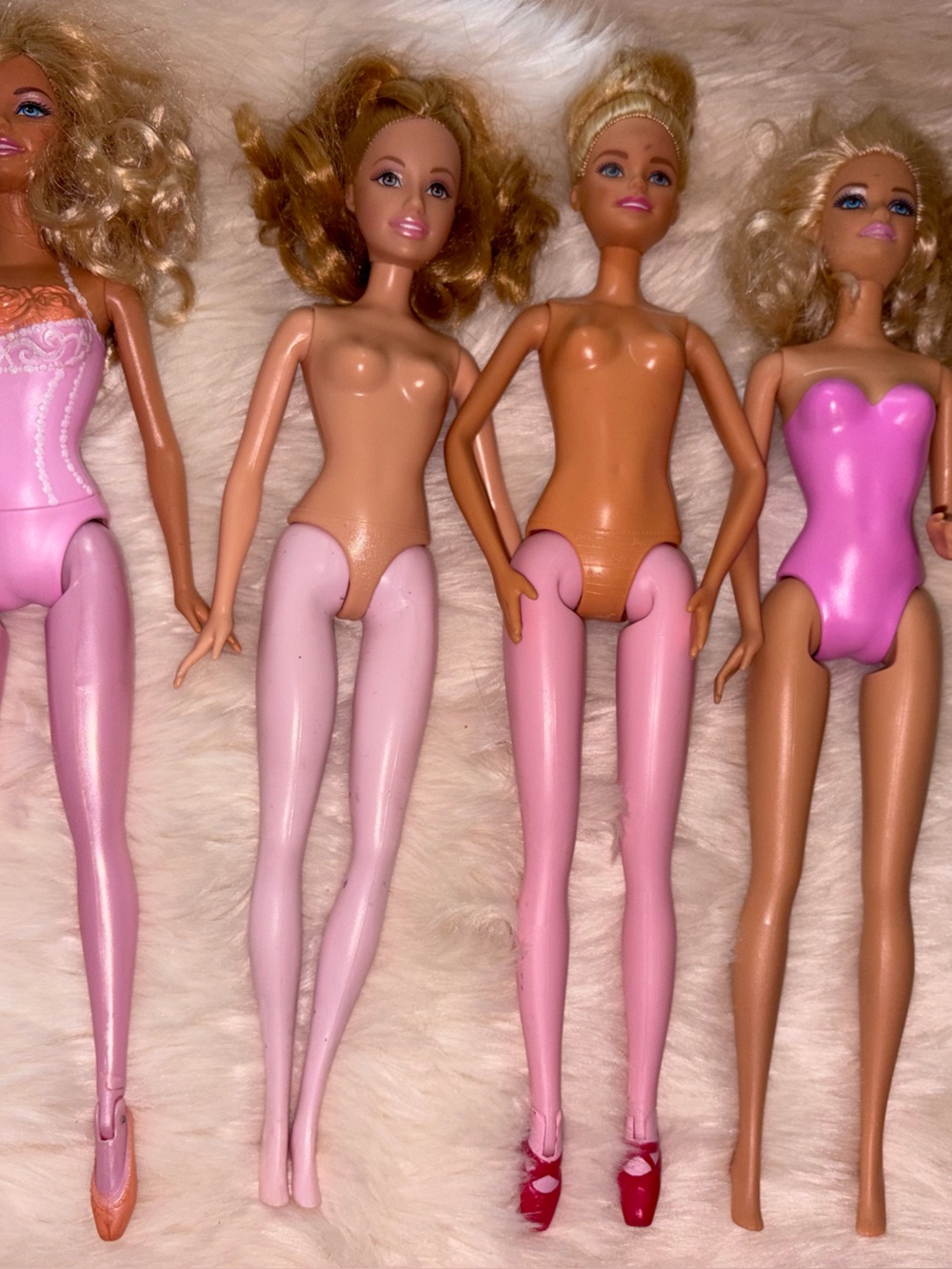 4 ballerinas Barbie’s